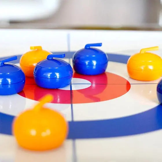 Curling Spiel für Zuhause – Authentisches Tisch-Curling-Erlebnis -    Zorenza