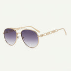 Sonnenbrille mit Kettendetail – Polarisiert mit UV400-Schutz -    Zorenza
