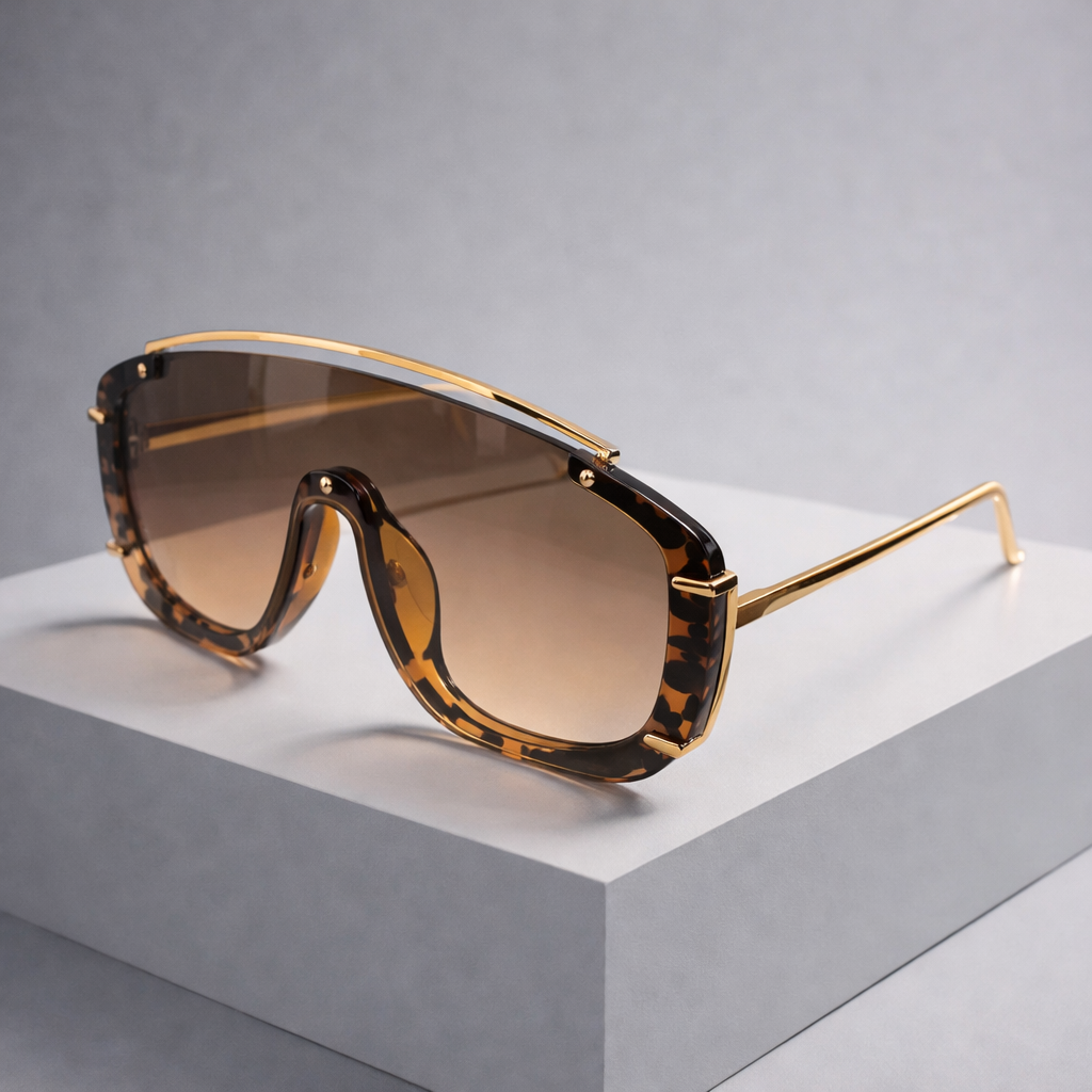 Sonnenbrille Rivo mit skulpturiertem Design -    Zorenza