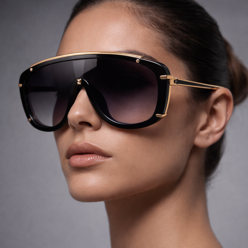 Sonnenbrille Rivo mit skulpturiertem Design -    Zorenza