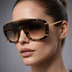Sonnenbrille Rivo mit skulpturiertem Design -    Zorenza