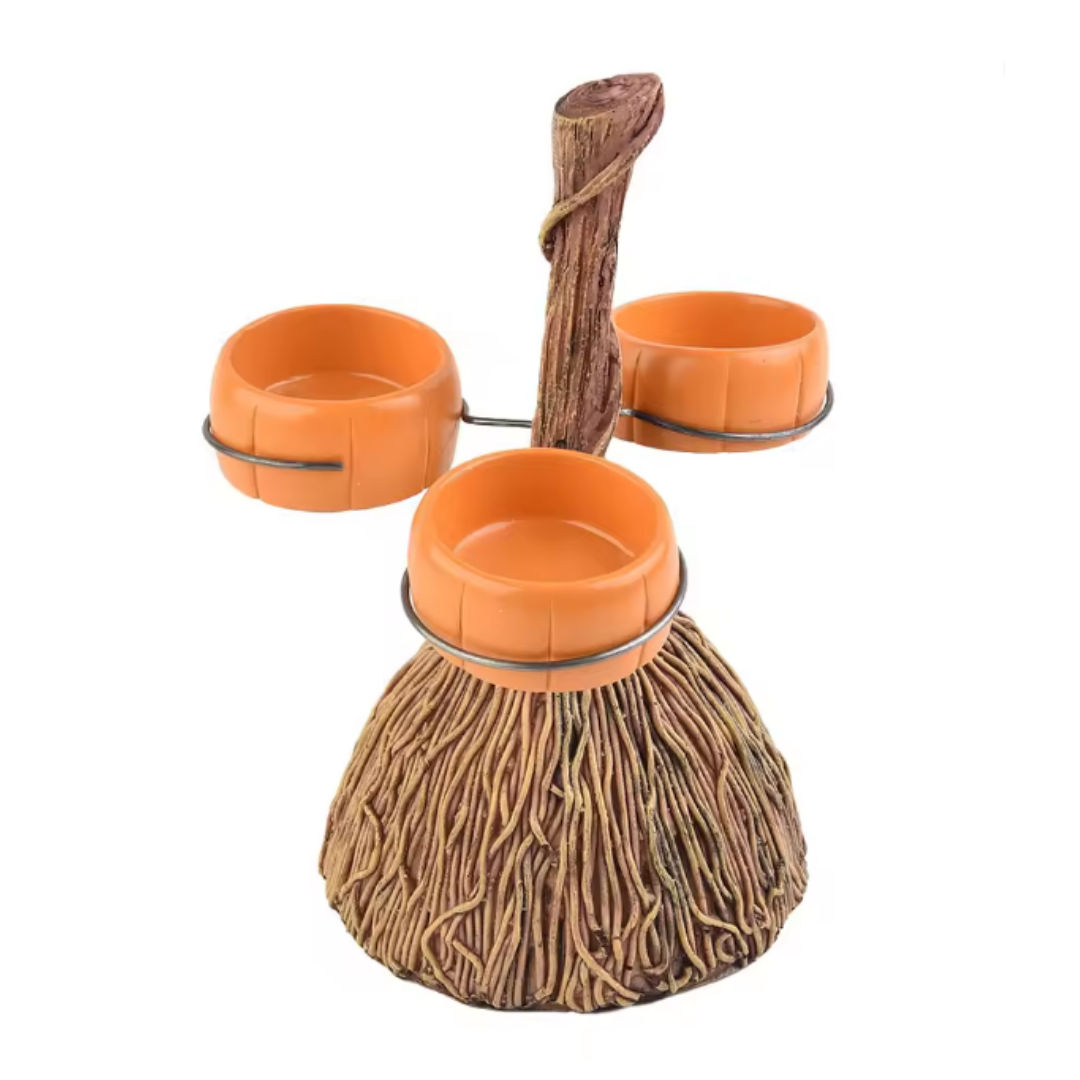 Kürbis-Schalenständer Harz und Eisen -    Zorenza