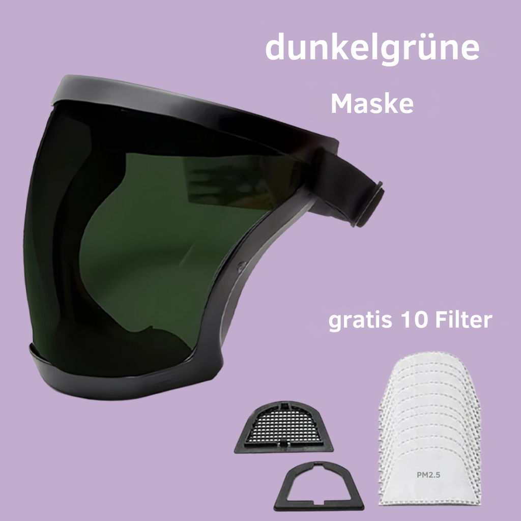 Atemschutzmaske mit HEPA-Filter – Wasserfest und wiederverwendbar -    Zorenza