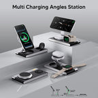 Ladestation 3-in-1 faltbar magnetisch für Smartphone Watch Earbuds -    Zorenza