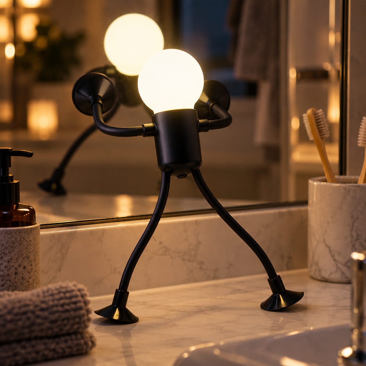 Roboter-Tischlampe mit LED-Licht -    Zorenza