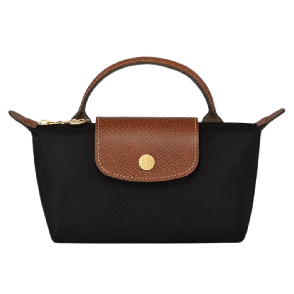 Mini-Handtasche mit Lederdetails und Goldverschluss -    Zorenza