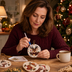 Diamond Painting Weihnachtsanhänger Set 6-teilig -    Zorenza