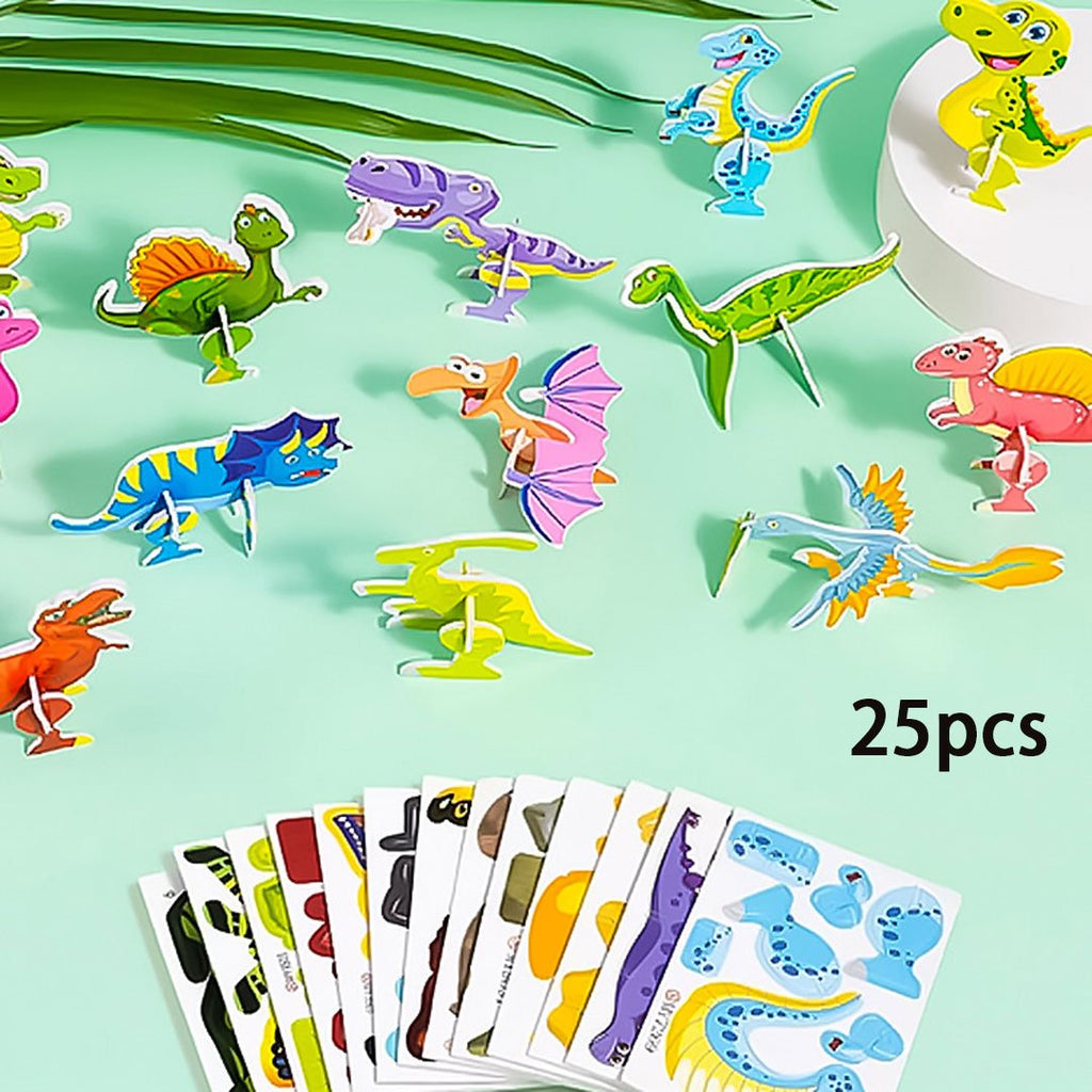 3D Cartoon Puzzle-Set – Pädagogisches Bastelpuzzle für Kinder -    Zorenza