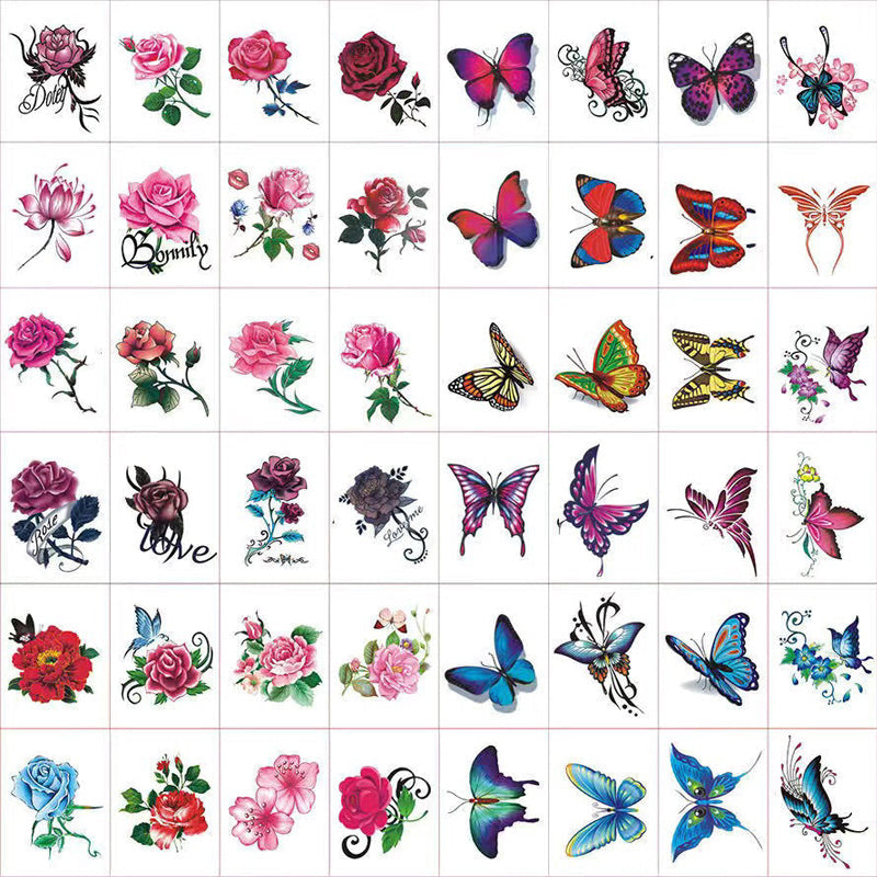 3D Tattoo-Stickers Set – Wasserfest & Hautfreundlich -    Zorenza