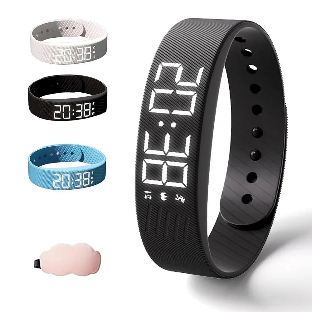 Vibrations-Wecker Armband mit LED-Anzeige -    Zorenza