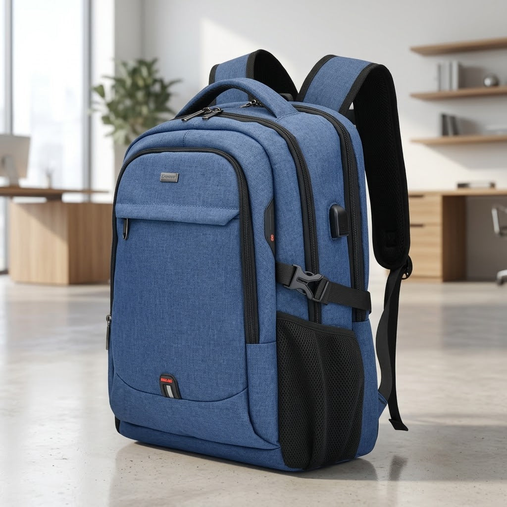 Laptoprucksack Wasserdicht mit USB-Anschluss -    Zorenza