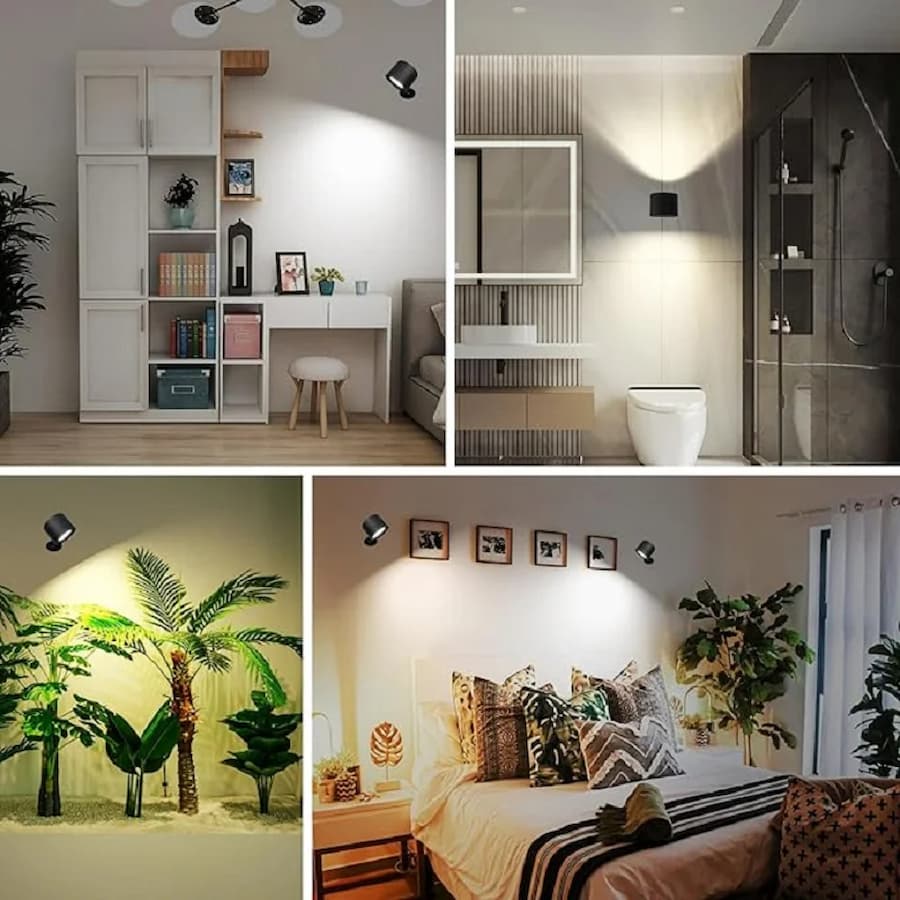 Magnetische Wandleuchte mit Fernbedienung und Touch-Steuerung -    Zorenza