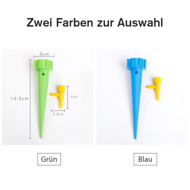 Pflanzenbewässerung mit Flaschenadapter und Regelventil -    Zorenza
