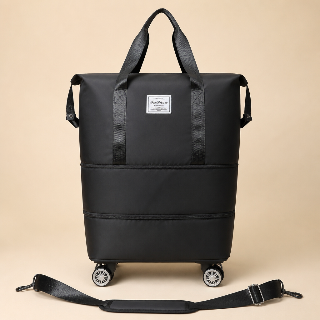 Reisetasche mit Nass-/Trockenbereich und Rollen -    Zorenza