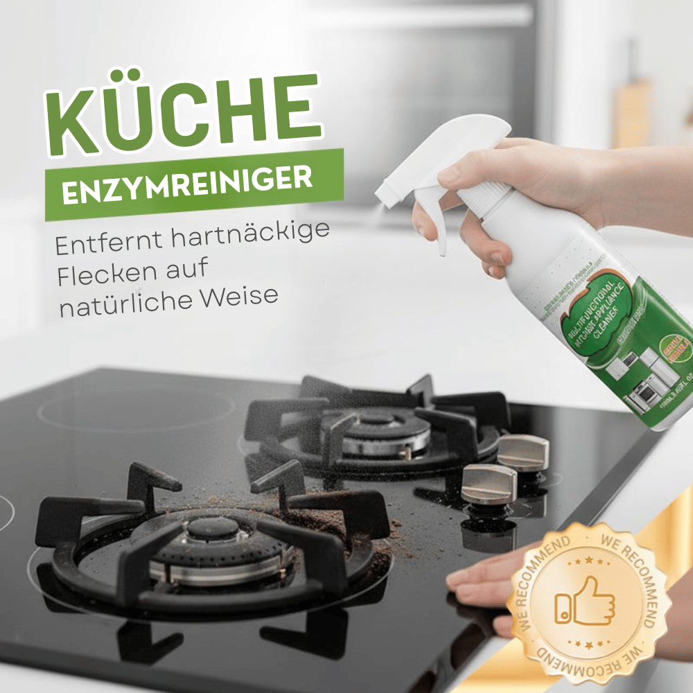 Enzym-Reinigungsspray für Küche – Fettlöser und Universalreiniger -    Zorenza