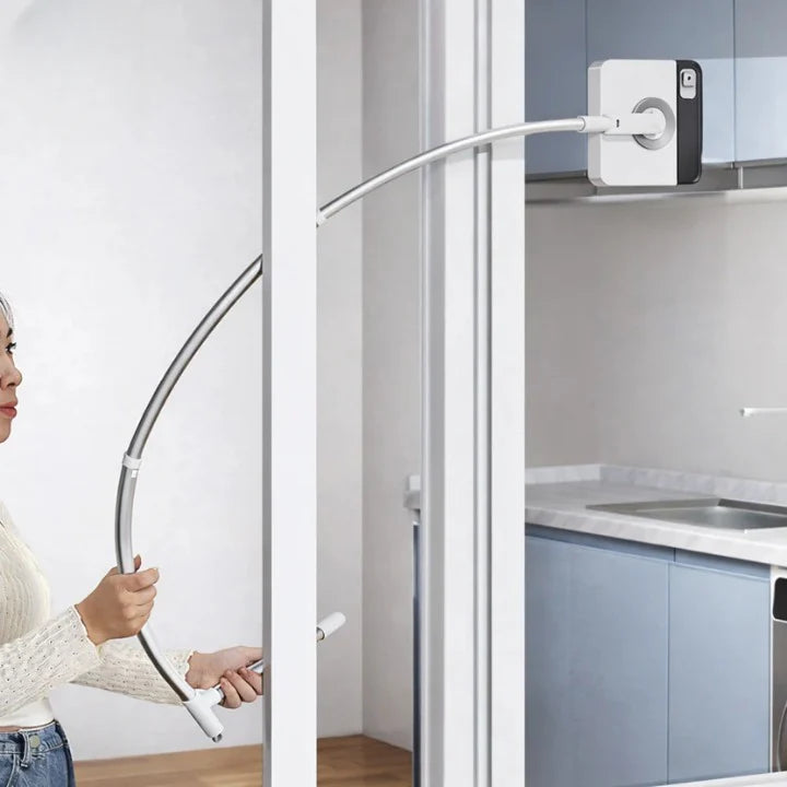 Magnetischer Fensterreiniger – Innen & außen in einem Durchgang, kein Hinauslehnen -    Zorenza