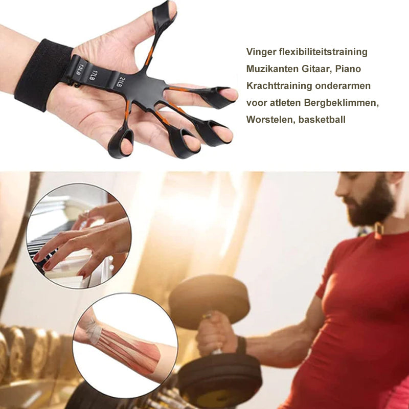 Fingertrainer mit verstellbaren Widerstandsstufen -    Zorenza