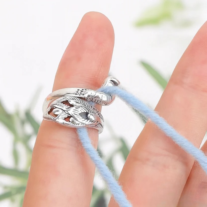 Strickring-Set 2-teilig – Verstellbar gegen Handschmerzen beim Stricken -    Zorenza