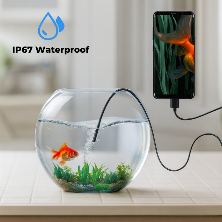 Endoskop-Kamera USB mit LED-Beleuchtung – Wasserdicht IP67 -    Zorenza