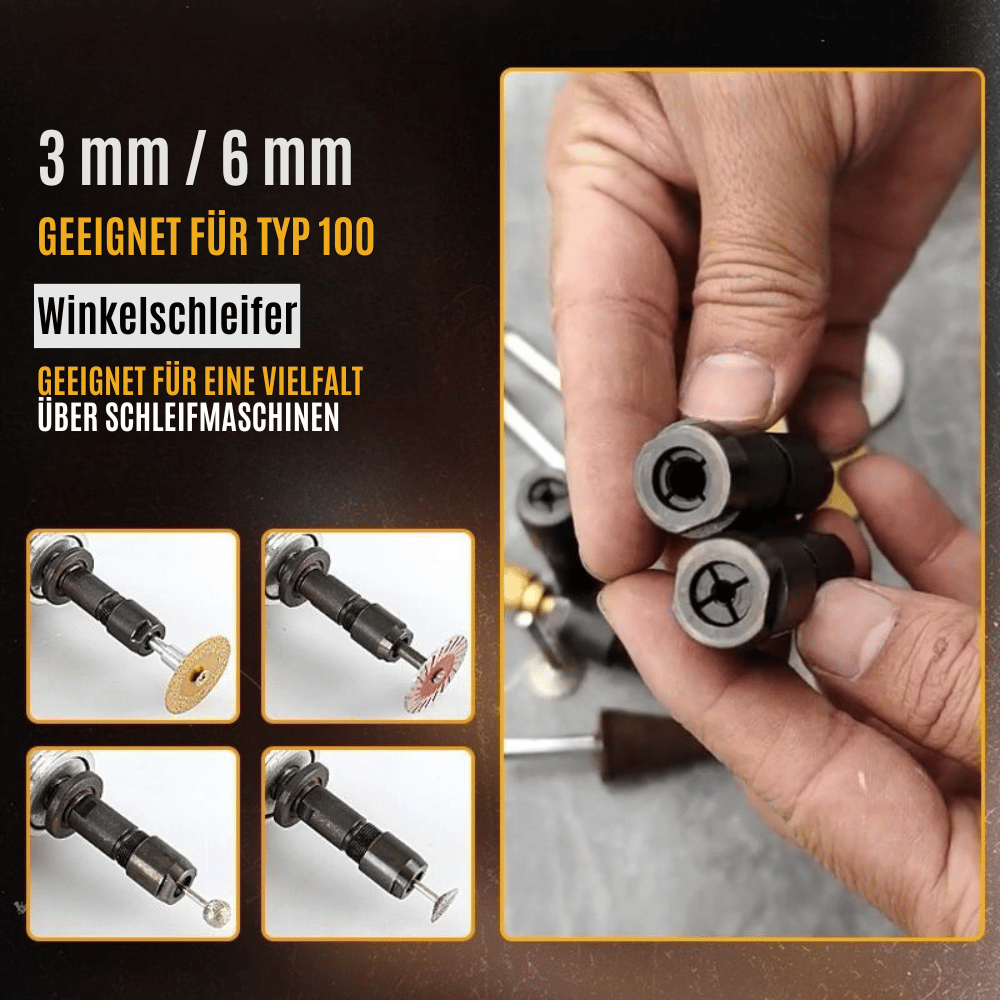 Winkelschleifer-Adapter für Schleifen, Polieren und Schneiden -    Zorenza
