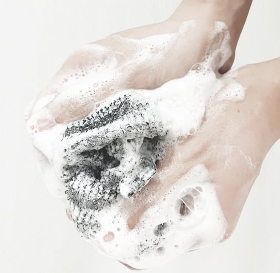 Peeling-Handtuch Bambus-Kohle – Tiefenreinigung für glatte Haut -    Zorenza