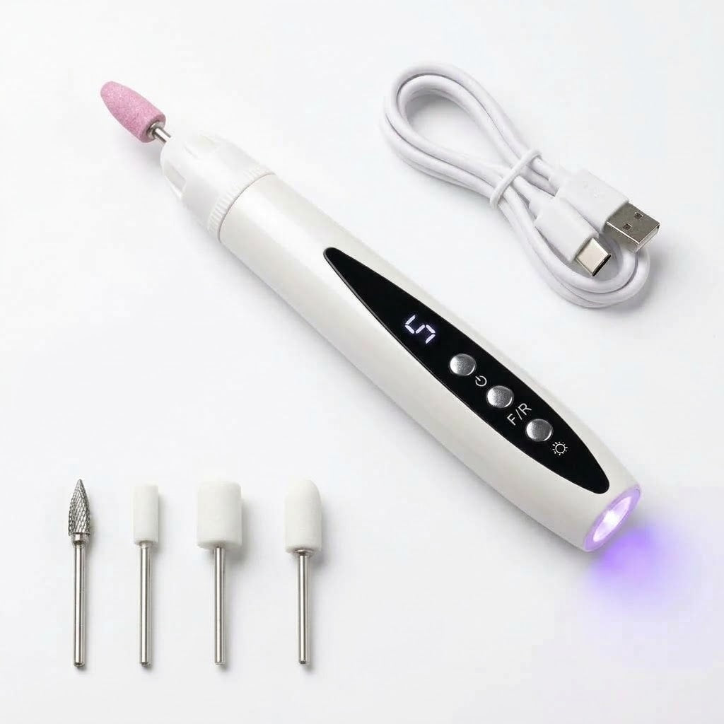 Nagelbohrer 2-in-1 mit UV-Lampe zum Aushärten -    Zorenza