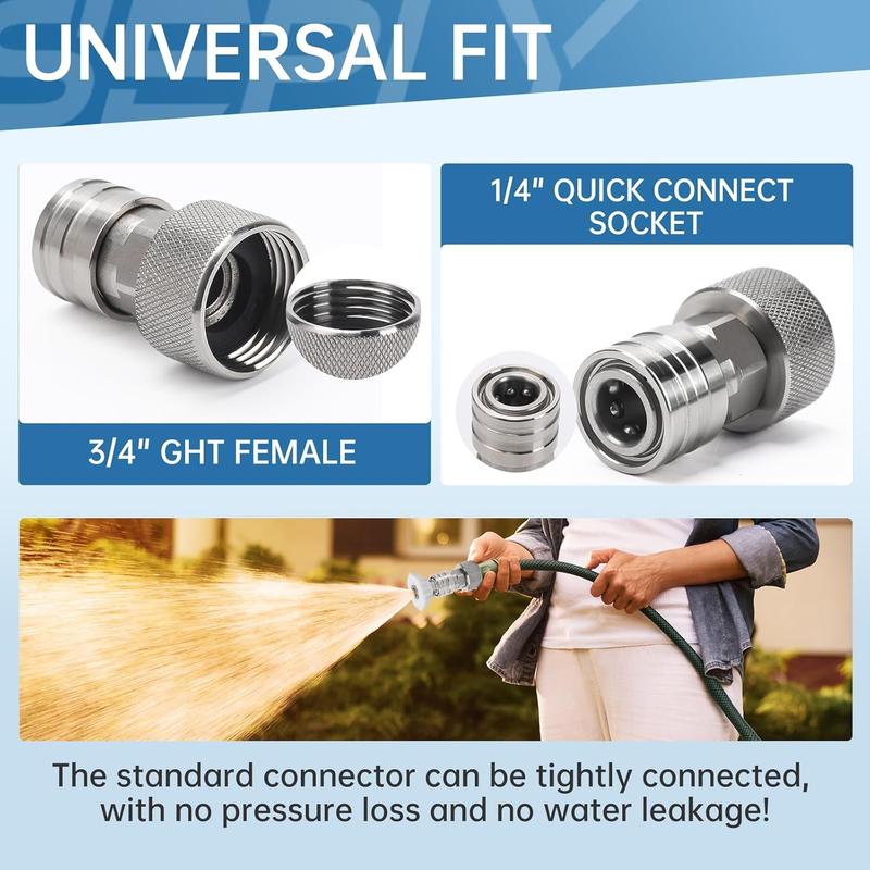 Gartenschlauch-Adapter für Hochdruckreiniger-Zubehör -    Zorenza