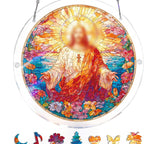 Sonnenfänger Acryl rund 18,8 cm – Farbspektrum-Design -    Zorenza