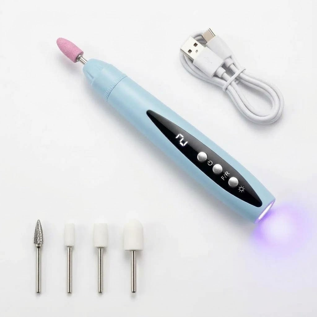 Nagelbohrer 2-in-1 mit UV-Lampe zum Aushärten -    Zorenza