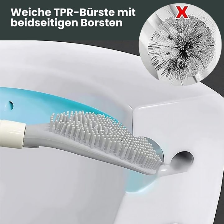 WC-Bürste mit Sprühfunktion und Wandhalterung Zorenza