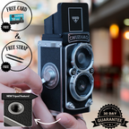 12MP-Digitalkamera Vintage-TLR-Design – 10-Objektiv-Set - Zorenza