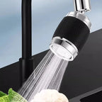 360° drehbarer Spritzwasserschutz-Wasserhahn-Aufsatz – Einfaches und sauberes Spülen Zorenza