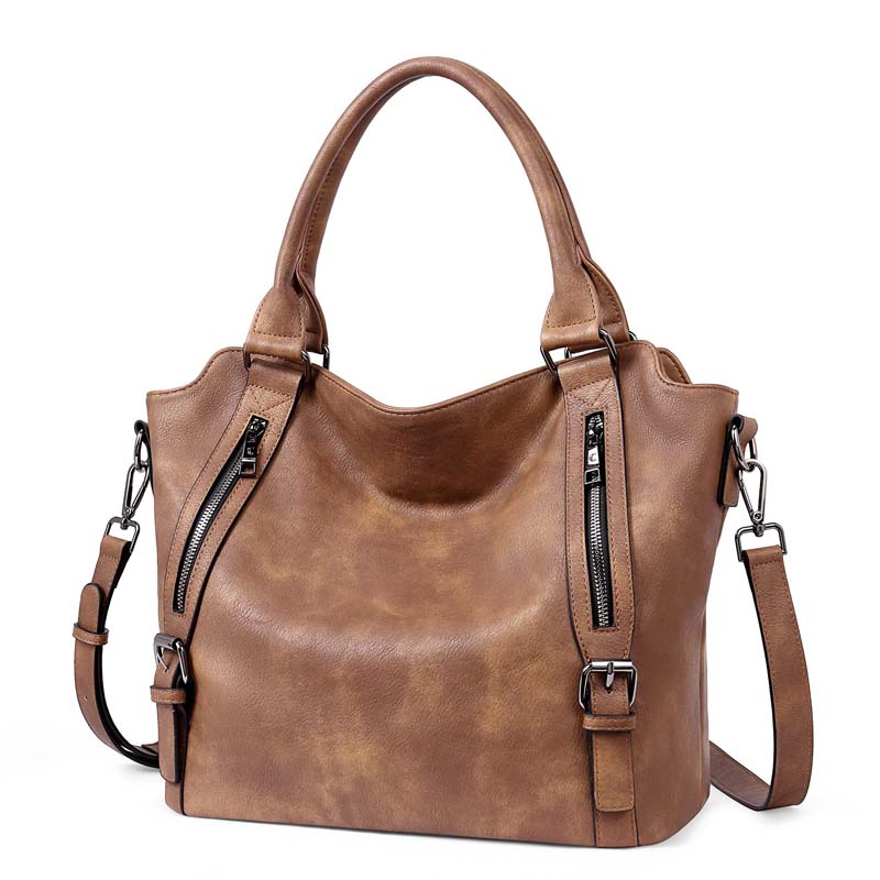 Schultertasche PU-Leder mit verstellbarem Tragegurt -    Zorenza