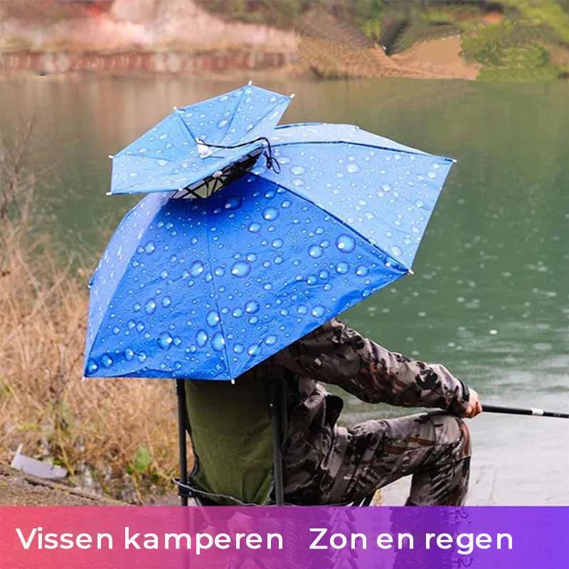 Regenschirm-Hut mit verstellbarem Kinnriemen -    Zorenza
