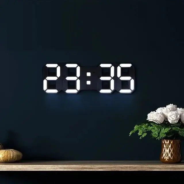 3D LED Digital-Wanduhr Zorenza
