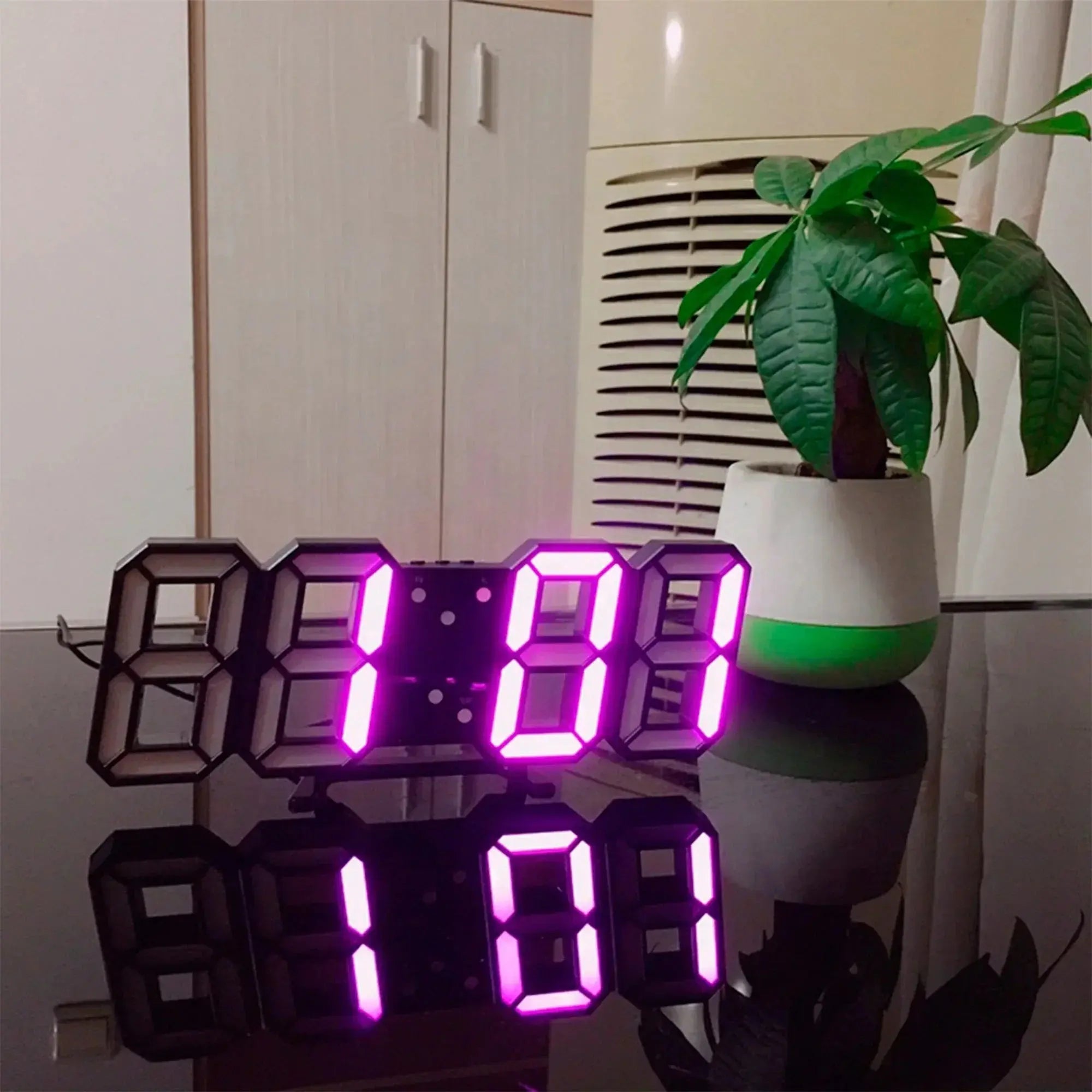 3D LED Digital-Wanduhr Zorenza