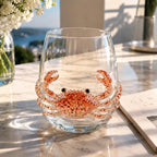 Trinkglas mit 3D-Meerestier-Motiv -    Zorenza