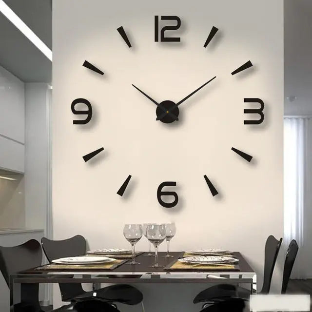 3D Wanduhr mit DIY-Ziffern, modern Zorenza
