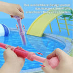 Wasserkanone Kunststoff 44,5 cm – Pumpaktion für Garten und Strand -    Zorenza
