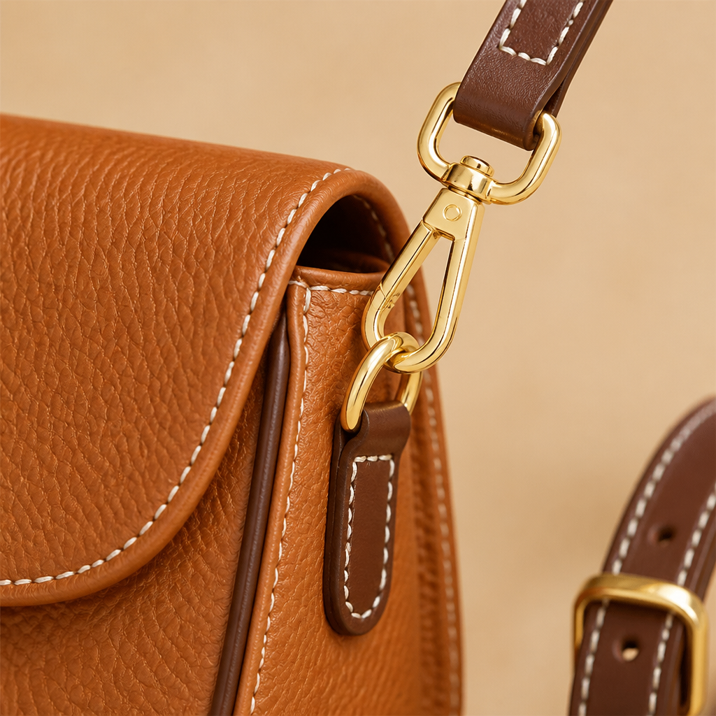 Crossbody-Tasche aus weichem Leder mit Magnetverschluss -    Zorenza
