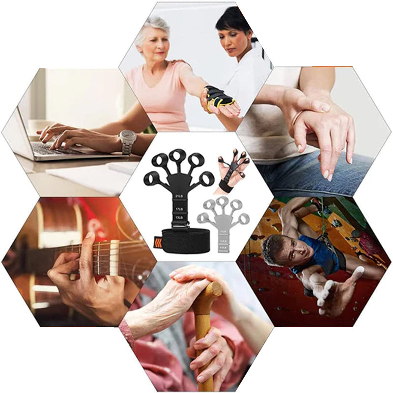 Fingertrainer mit verstellbaren Widerstandsstufen -    Zorenza