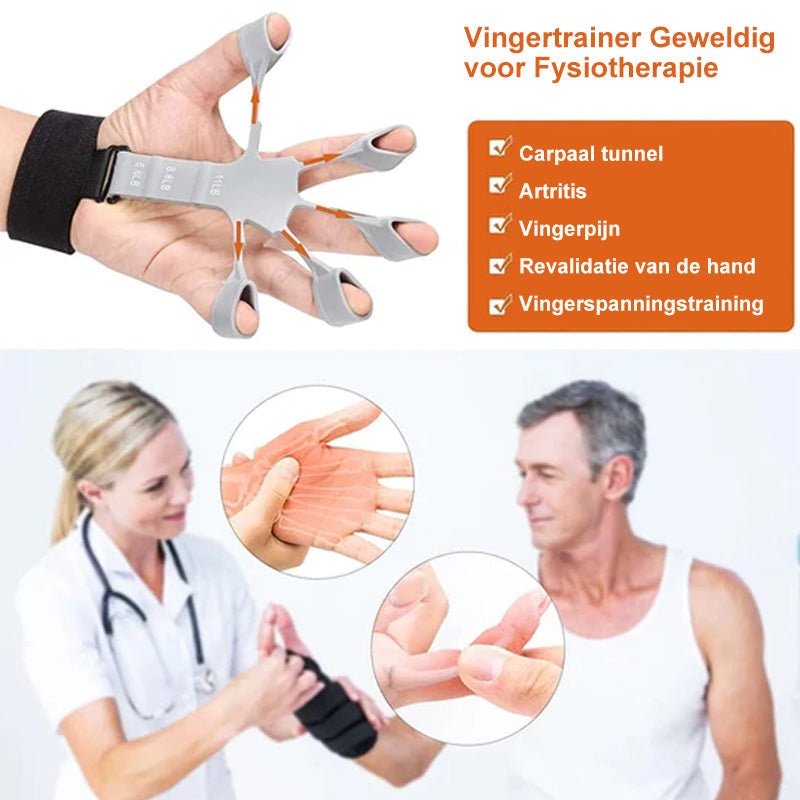 Fingertrainer mit verstellbaren Widerstandsstufen -    Zorenza
