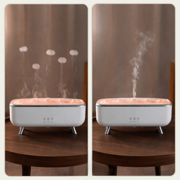 Aroma-Diffuser mit Quallen-Nebeleffekt und LED-Licht Zorenza