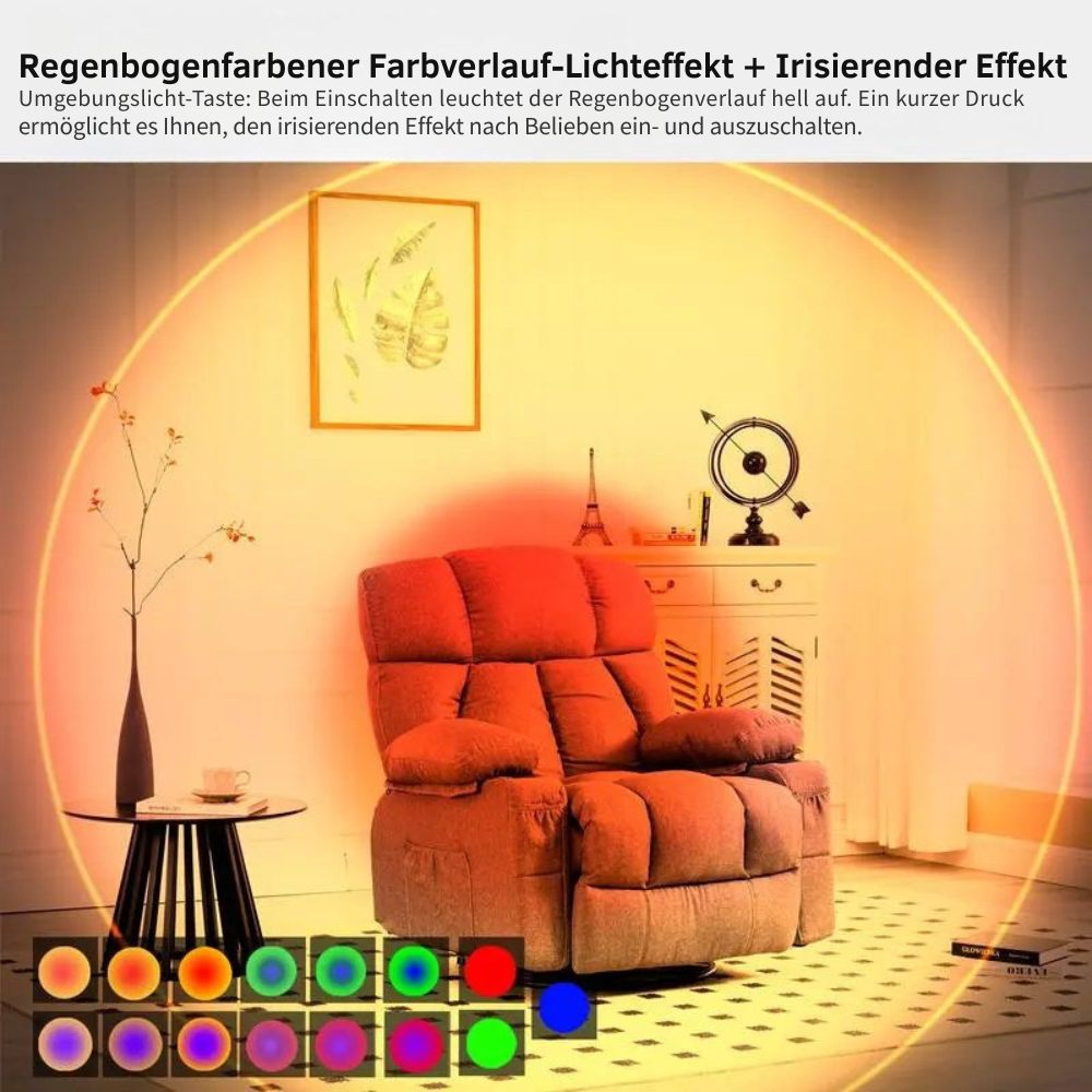 LED-Wandleuchte mit Bewegungsmelder – Farbwechsel -    Zorenza