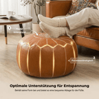 Pouf mit Stauraum und Handstickerei -    Zorenza