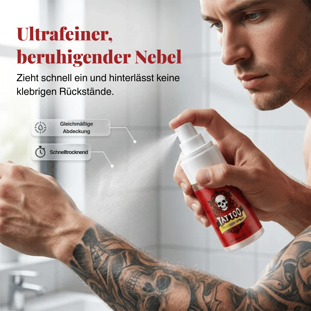 Tattoo-Pflegespray für frische Farben – 30 ml -    Zorenza
