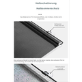 Fensterrollo mit UV-Schutz – selbsthaftend, ohne Bohren -    Zorenza