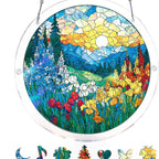Sonnenfänger Acryl rund 18,8 cm – Farbspektrum-Design -    Zorenza