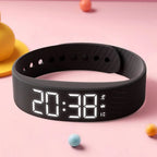 Vibrations-Wecker Armband mit LED-Anzeige -    Zorenza