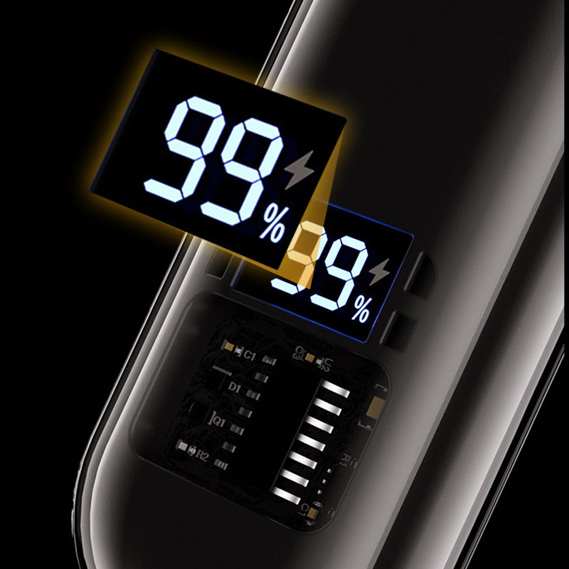Nasen- und Ohrenhaartrimmer mit LED-Display -    Zorenza